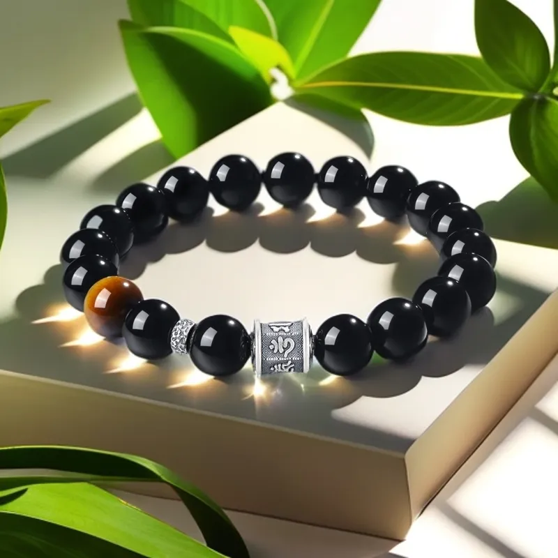 ZHOUDIWANG Ebony Bracelets Unisex-5
