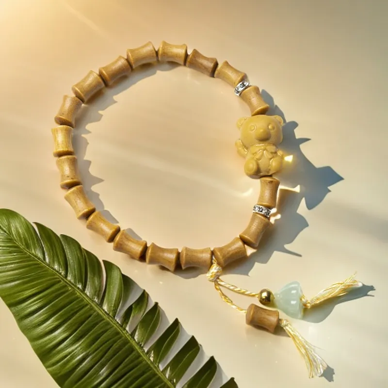 ZHOUDIWANG Sandalwood Bracelets Unisex-4