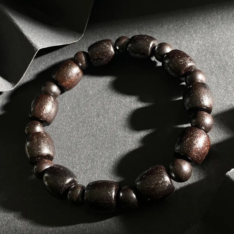 ZHOUDIWANG African Blackwood Wooden Bracelets Unisex-2