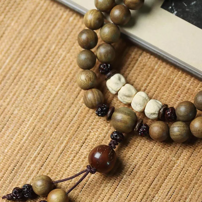 ZHOUDIWANG Sandalwood Bracelets Unisex-3