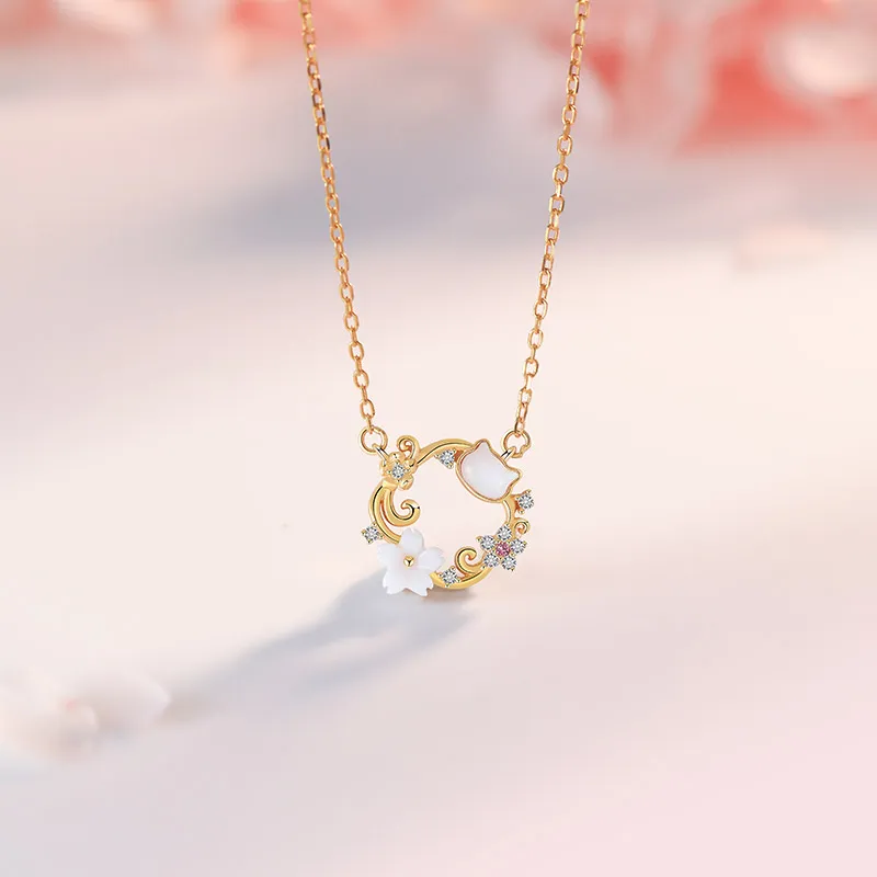 Treasure Love S925 Silver Necklaces Women's-4
