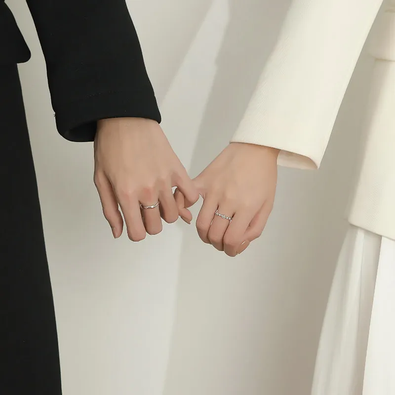 Treasure Love S999 Fine Silver Rings Unisex-4
