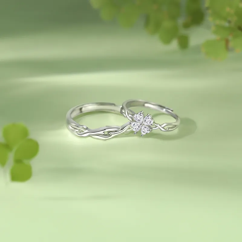 Treasure Love S999 Fine Silver Rings Unisex-1