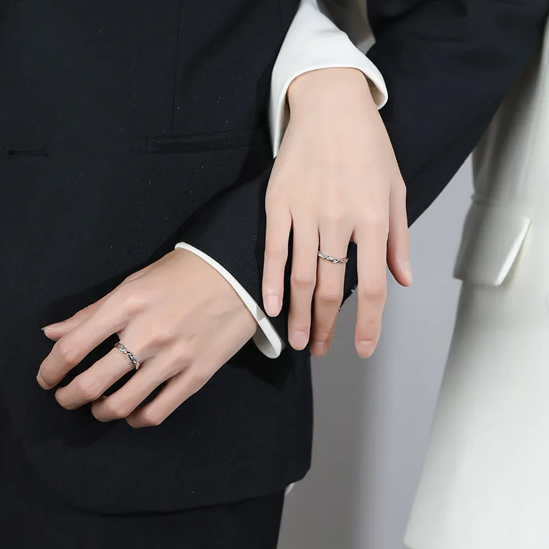 Treasure Love S925 Silver Rings Unisex-4