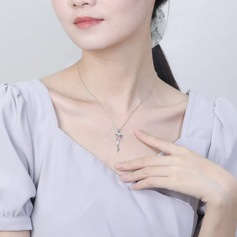 Treasure Love S925 Silver Necklaces Women's-5