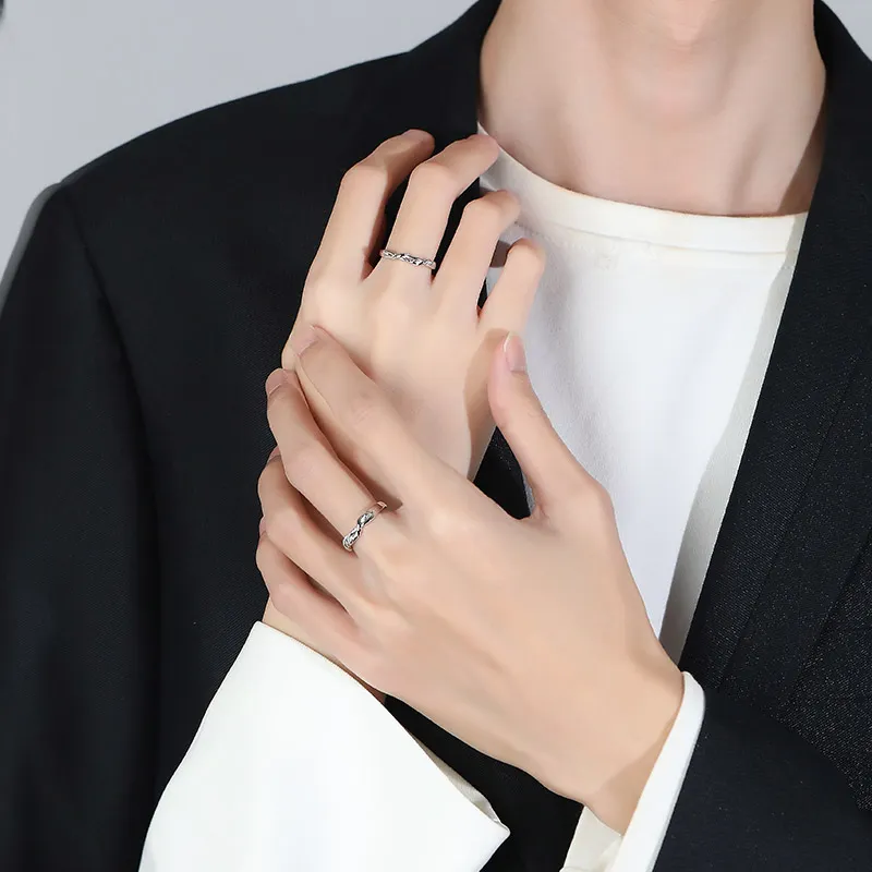 Treasure Love S925 Silver Rings Unisex-5