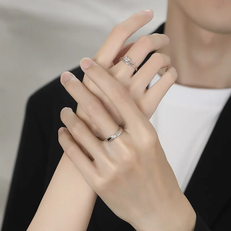 Treasure Love S925 Silver Rings Unisex-4