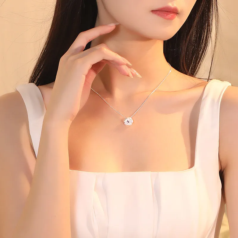 Treasure Love S925 Silver Necklaces Women's-5