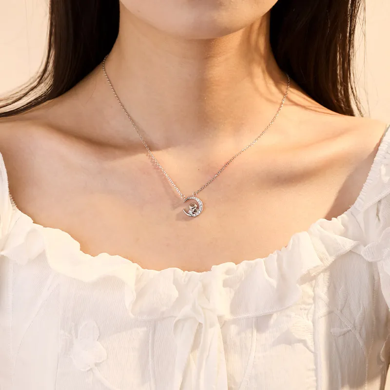 Treasure Love S925 Silver Necklaces Women's-4