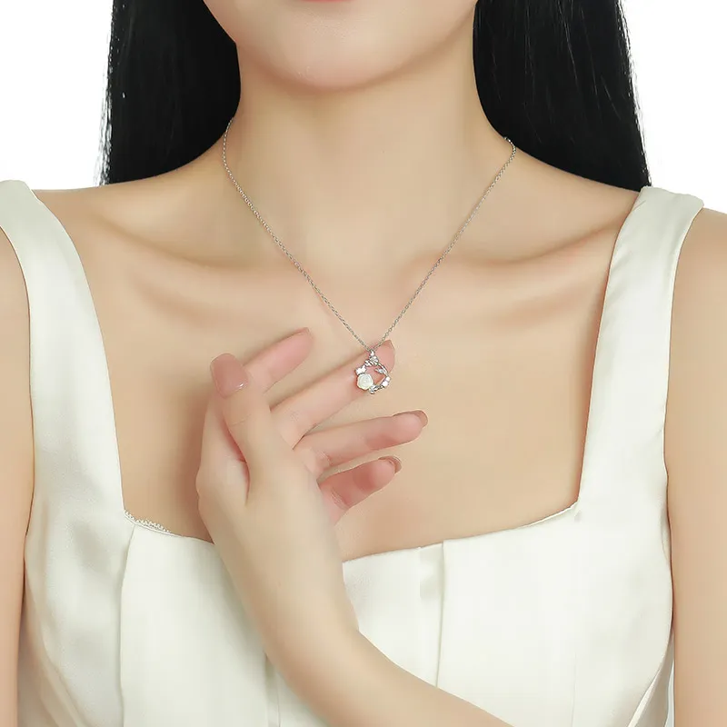 Treasure Love S925 Silver Necklaces Women's-5