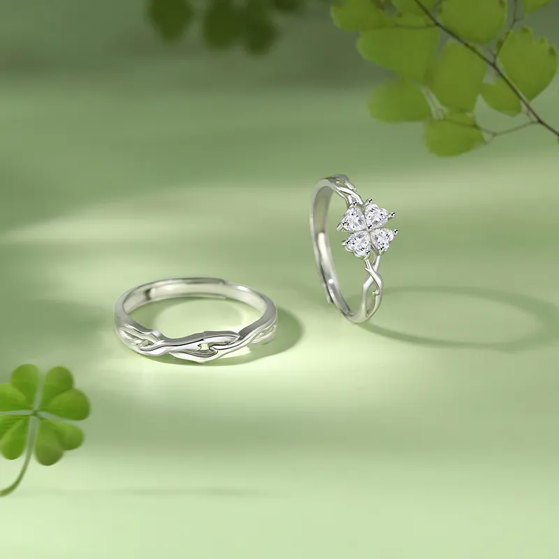 Treasure Love S999 Fine Silver Rings Unisex-2