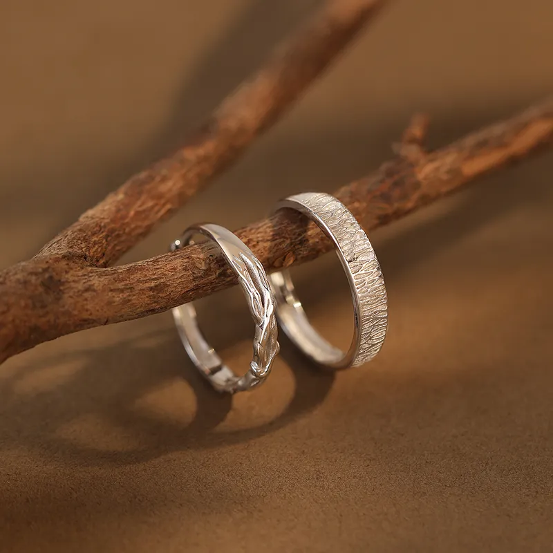 Treasure Love S999 Fine Silver Rings Unisex-3