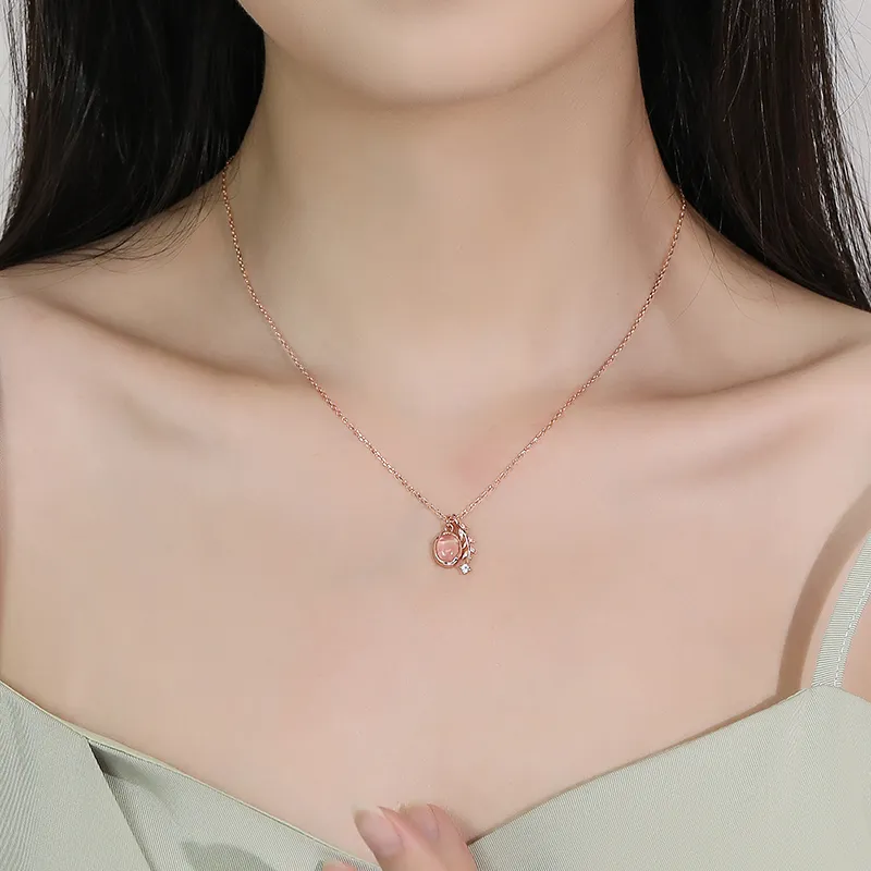 Treasure Love S925 Silver Necklaces Women's-5