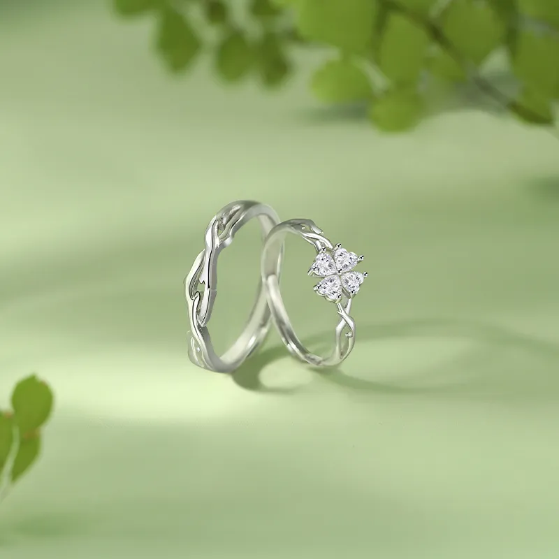 Treasure Love S999 Fine Silver Rings Unisex-3