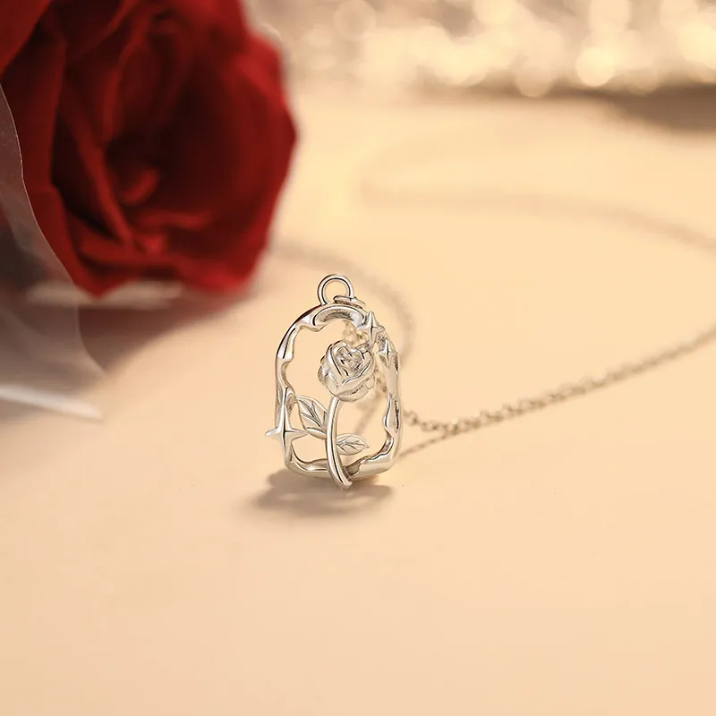 Treasure Love 925 Sterling Silver Necklaces Women's-2