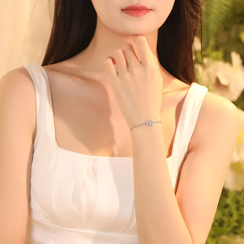 Treasure Love S925 Silver Bracelets Women's-4