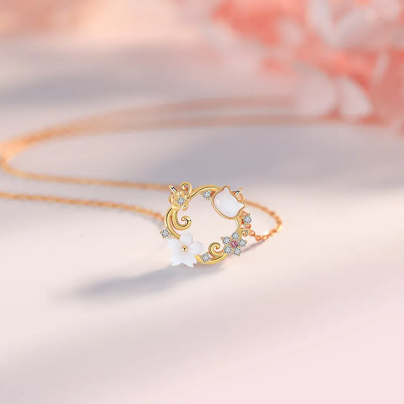 Treasure Love S925 Silver Necklaces Women's-1