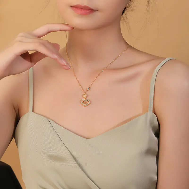 Treasure Love S925 Silver Necklaces Women's-5