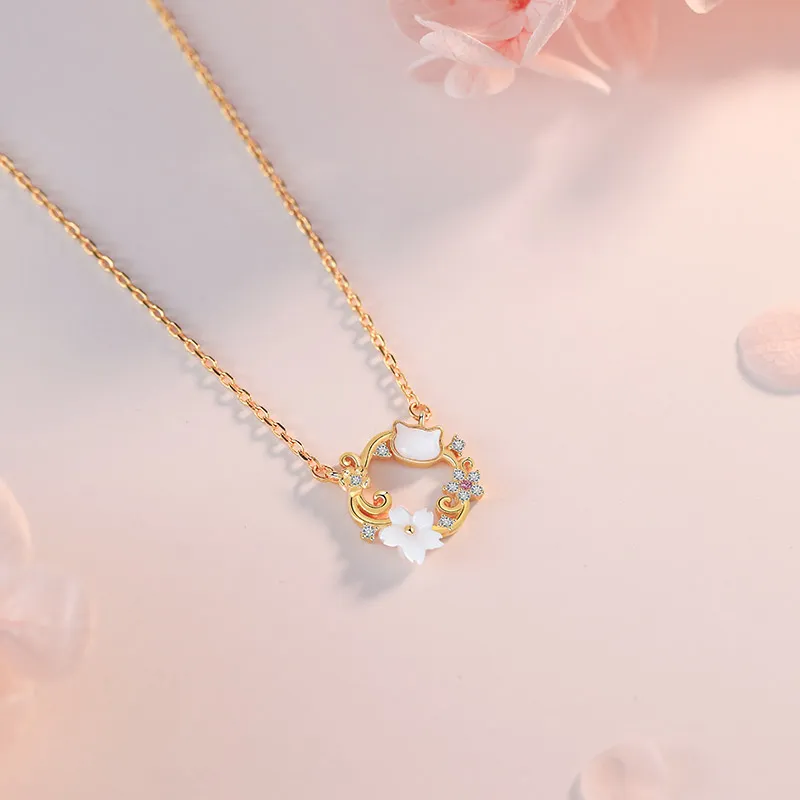 Treasure Love S925 Silver Necklaces Women's-3