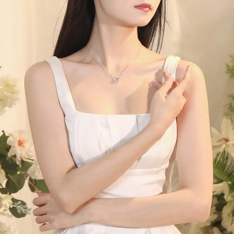Treasure Love S925 Silver Necklaces Women's-4