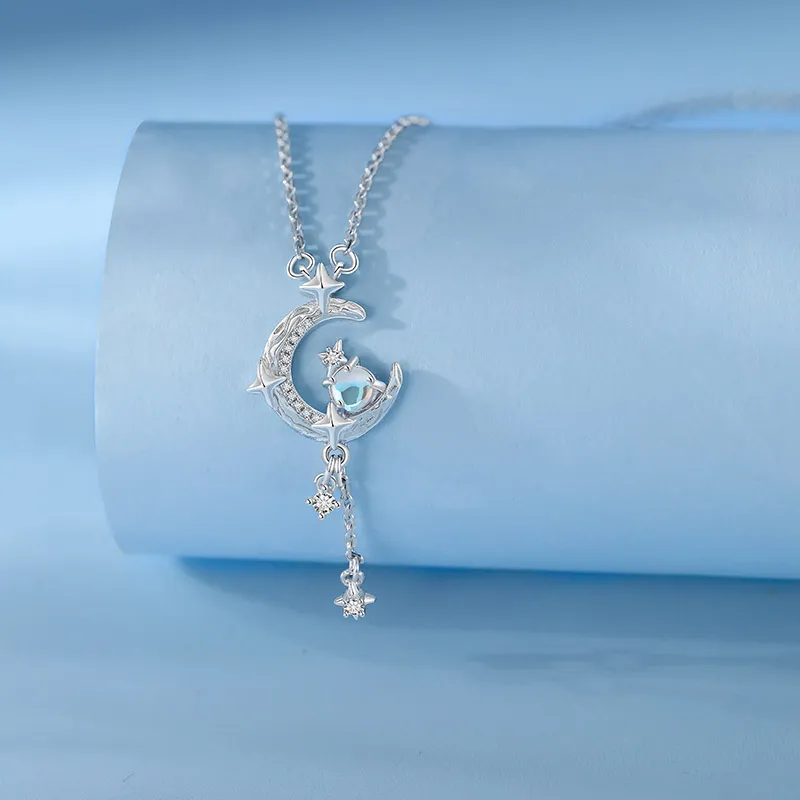 Treasure Love 925 Sterling Silver Necklaces Women's-3