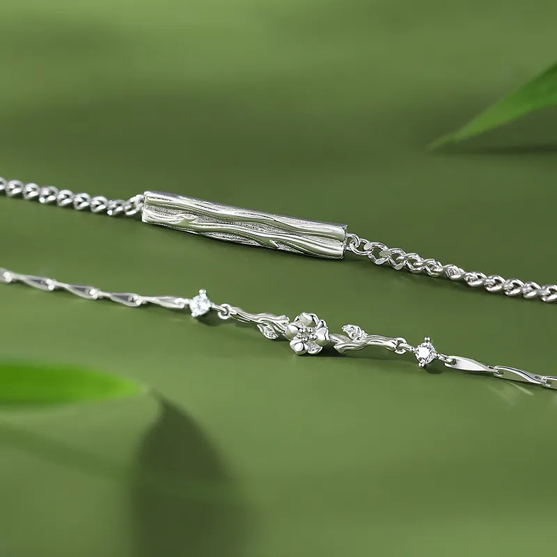 Treasure Love S925 Silver Bracelets Unisex-2