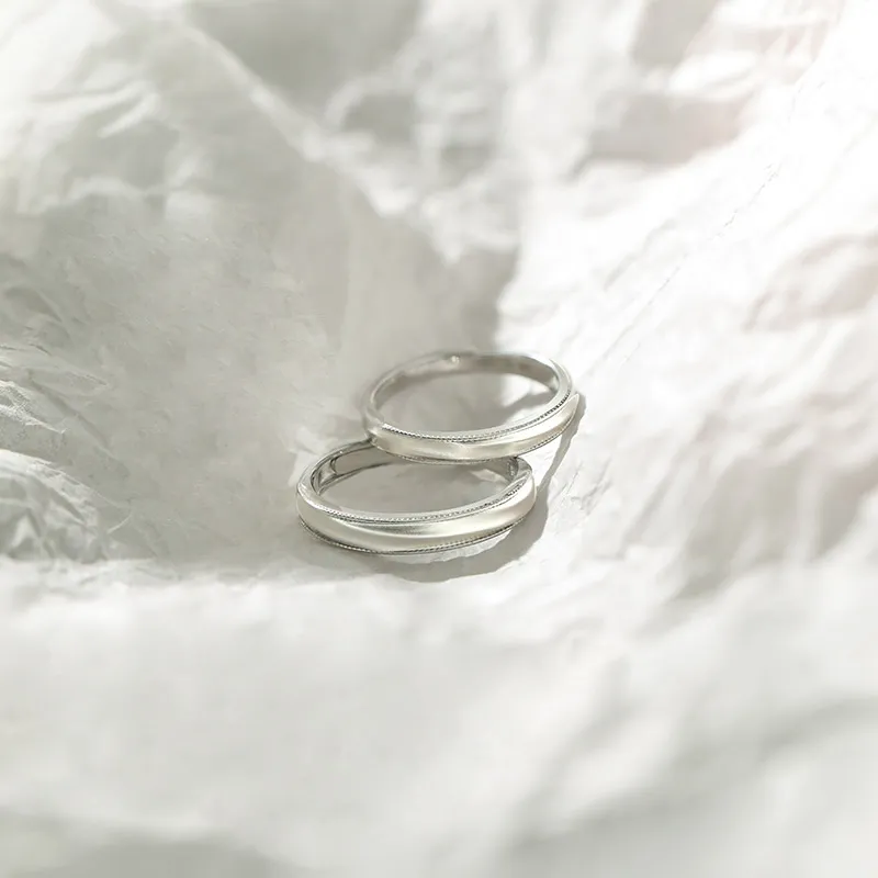 Treasure Love S999 Fine Silver Rings Unisex-3
