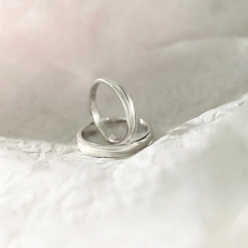 Treasure Love S999 Fine Silver Rings Unisex-4