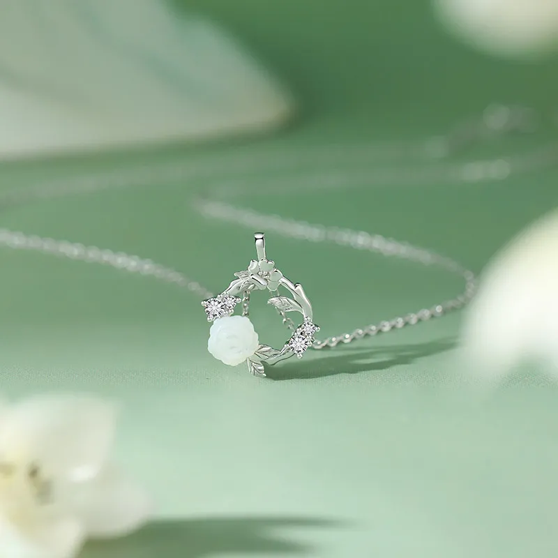 Treasure Love S925 Silver Necklaces Women's-2