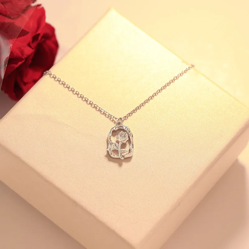 Treasure Love 925 Sterling Silver Necklaces Women's-1