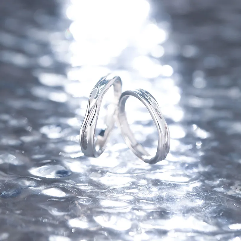 Treasure Love S999 Fine Silver Rings Unisex-1