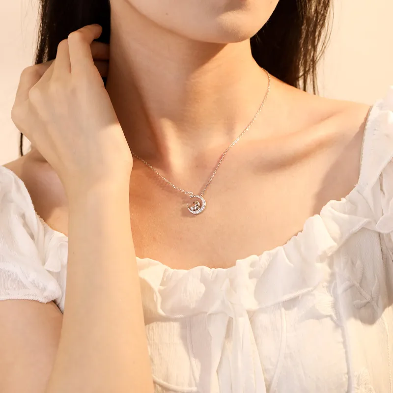 Treasure Love S925 Silver Necklaces Women's-5