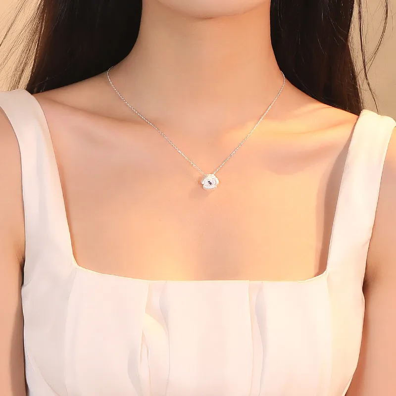 Treasure Love S925 Silver Necklaces Women's-4