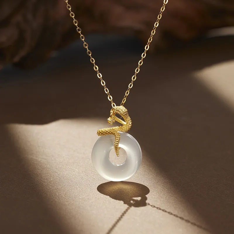 WINGSTOP Chalcedony Jade Necklaces Women's-2