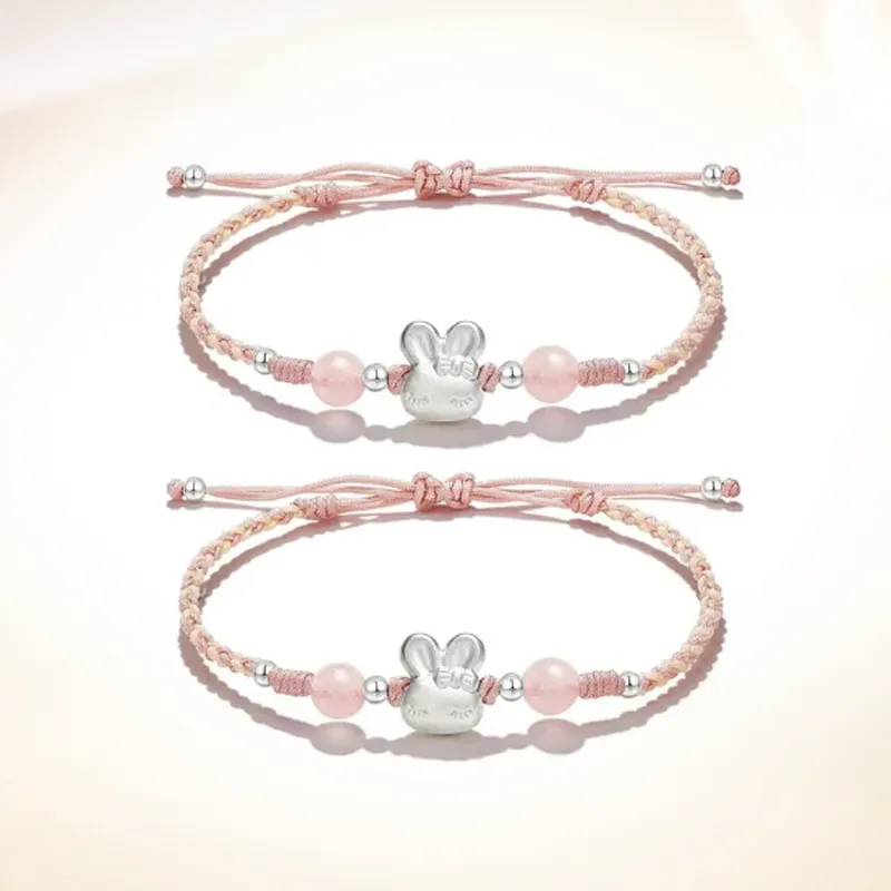 WINGSTOP Fabric Rope Bracelets Women's-3