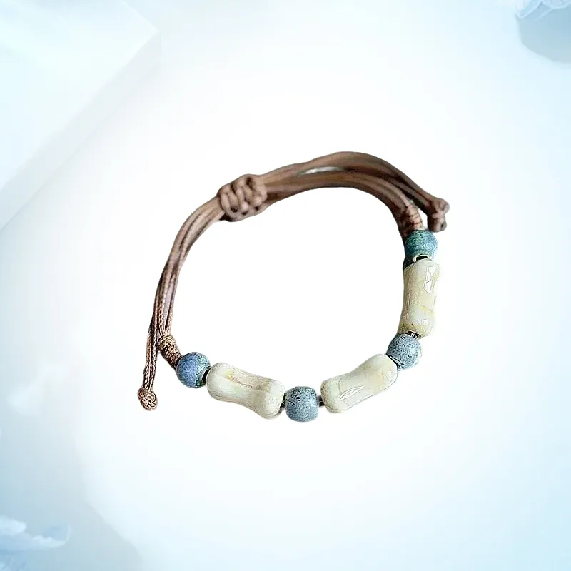 WINGSTOP Ceramic Rope Bracelets Unisex-2