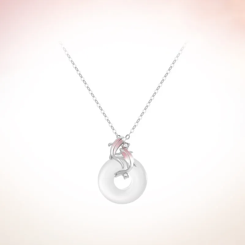 WINGSTOP Chalcedony Jade Necklaces Women's-1