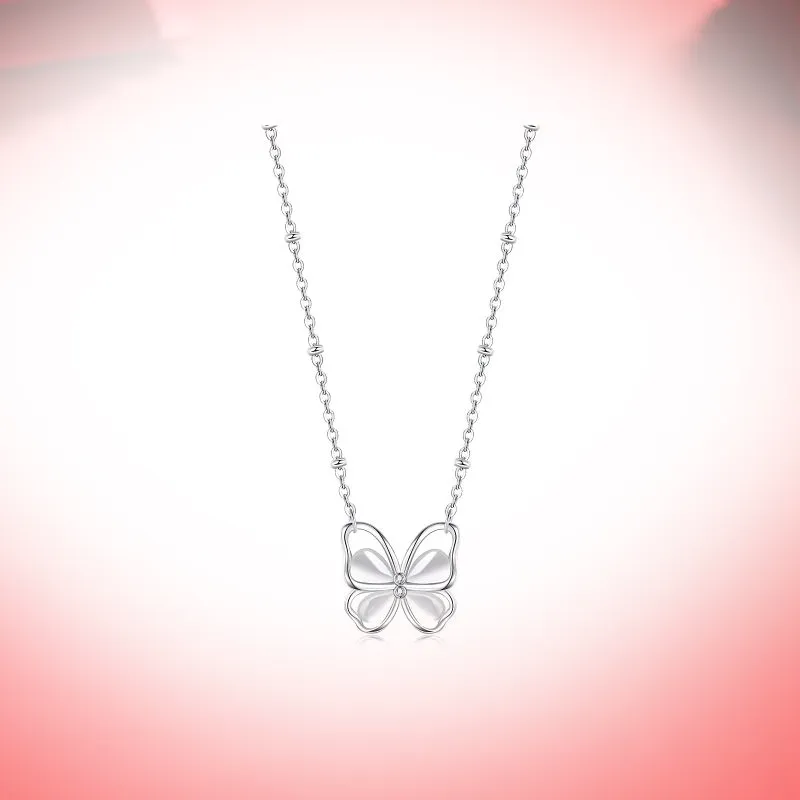 WINGSTOP Glass Cat Eye Jade Necklaces Women's-1