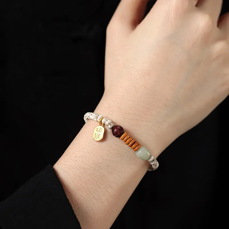 WINGSTOP Star Moon Bodhi Seeds Bracelets Unisex-4