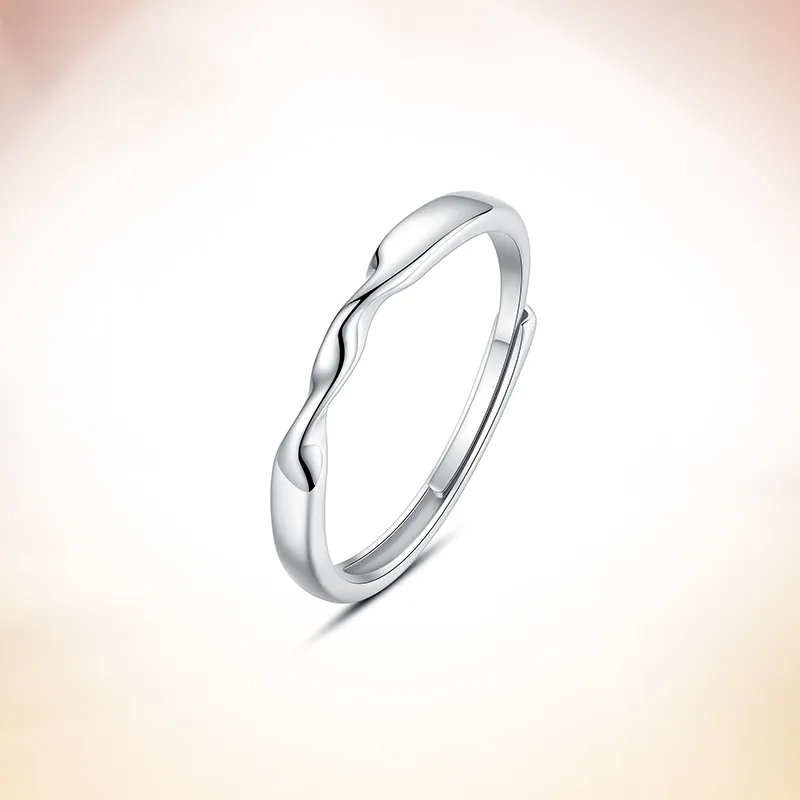 WINGSTOP Zircon Rings Unisex Silver-1