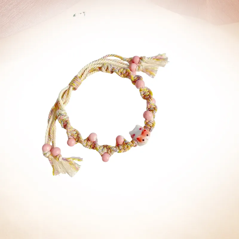 WINGSTOP Fabric Rope Bracelets Unisex-3