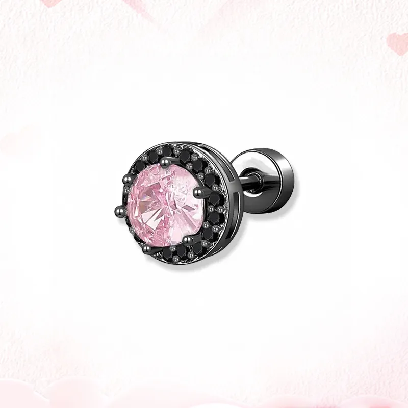 WINGSTOP Zircon Stud Earrings Women's-1