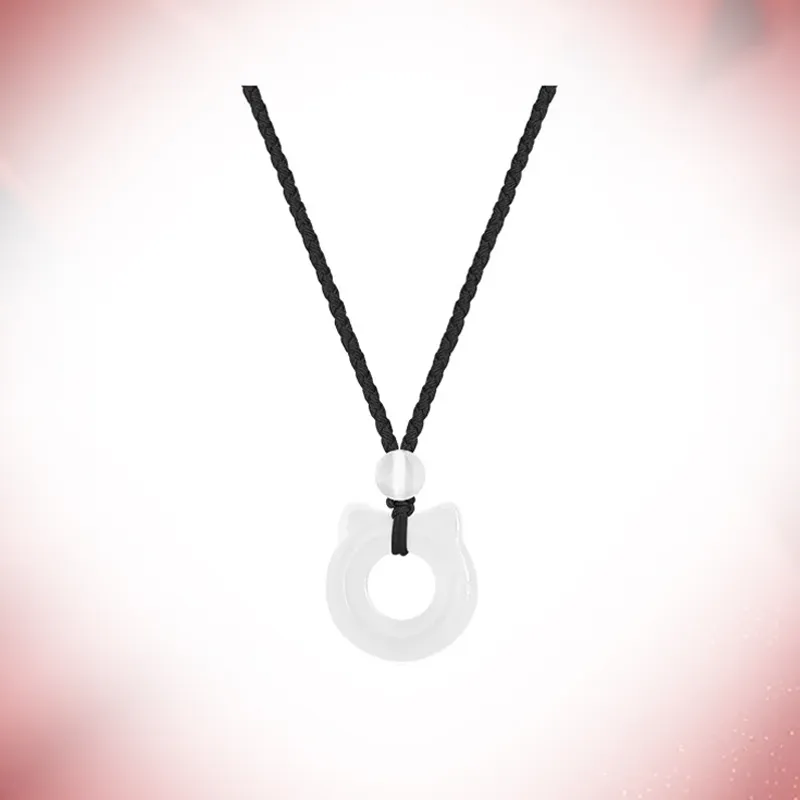 WINGSTOP Chalcedony Necklaces Unisex-1