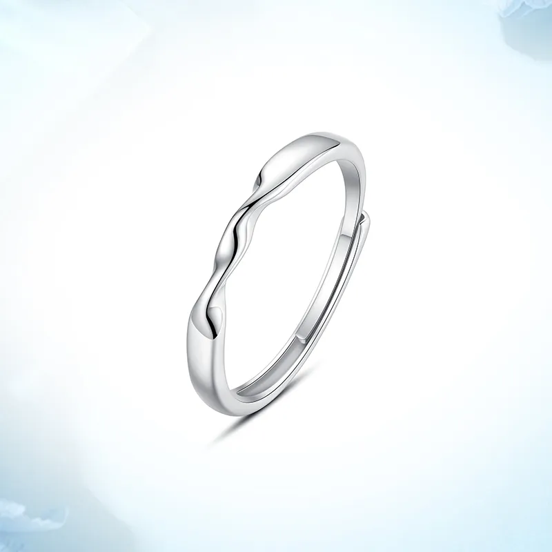 WINGSTOP Zircon Rings Unisex Silver-2