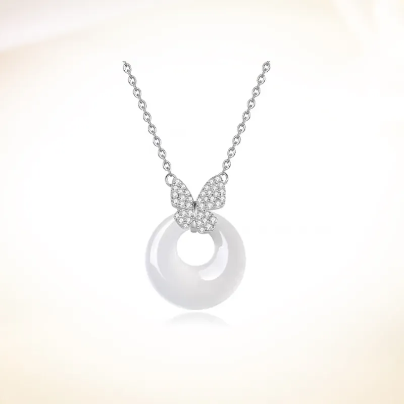 WINGSTOP Chalcedony Jade Necklaces Women's-1