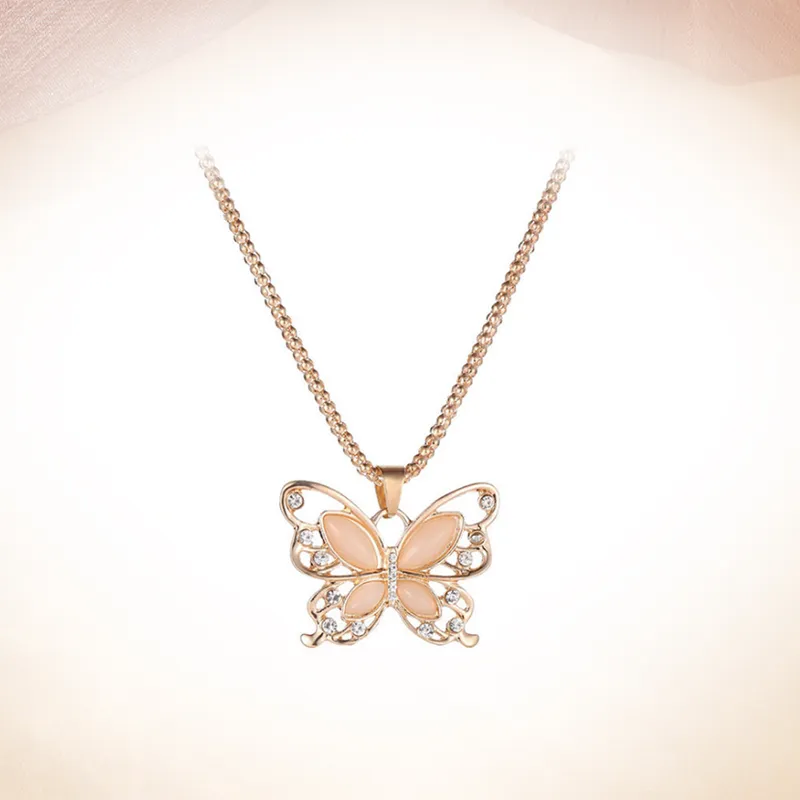 WINGSTOP Glass Cat Eye Jade Necklaces Women's-2