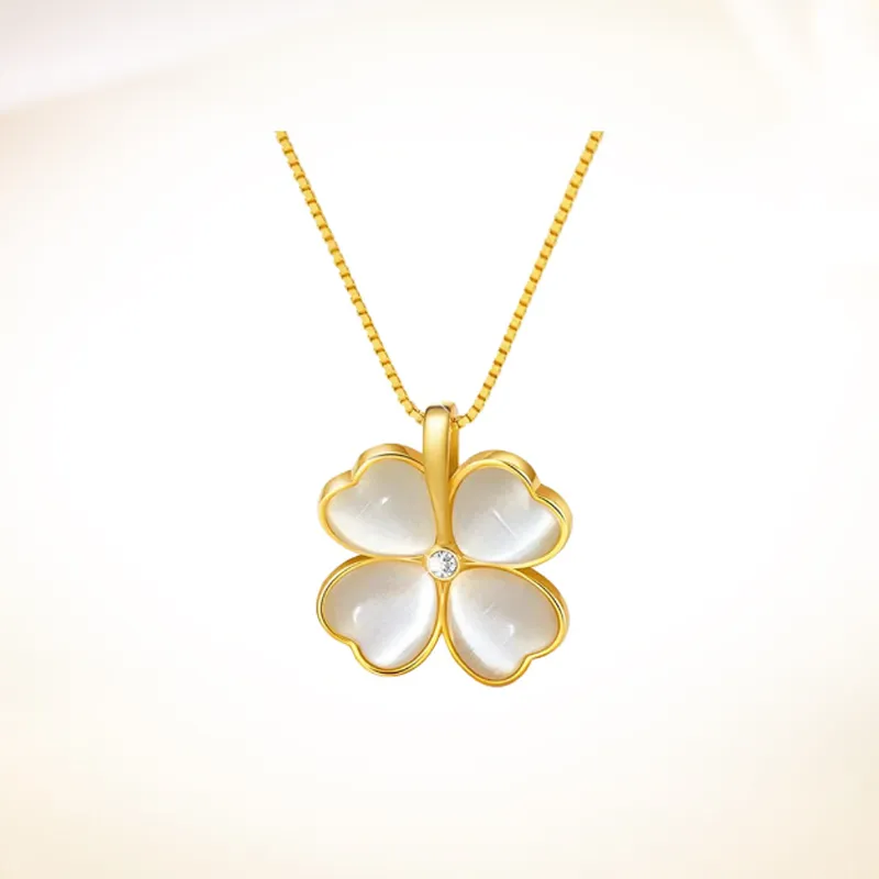WINGSTOP Glass Cat Eye Necklaces Women's-3