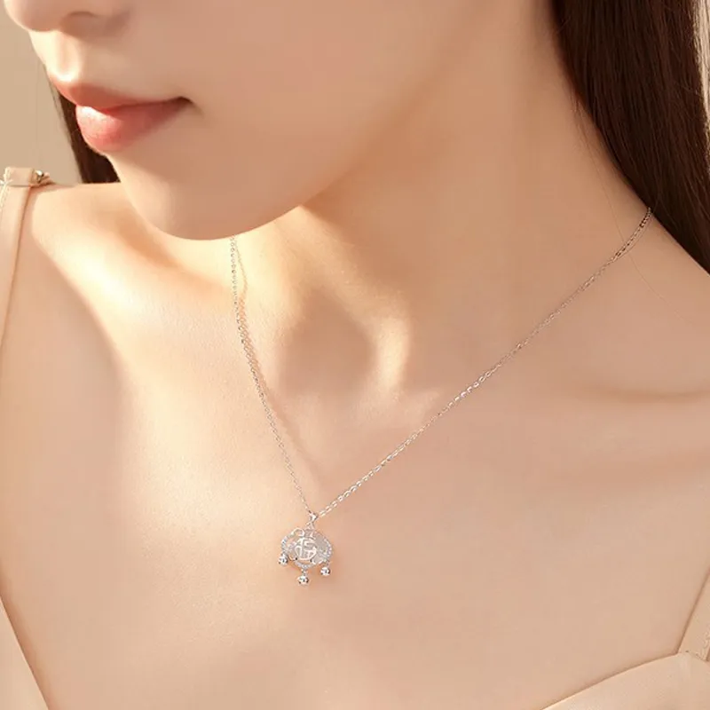 WINGSTOP Glass Cat Eye Necklaces Women's-2
