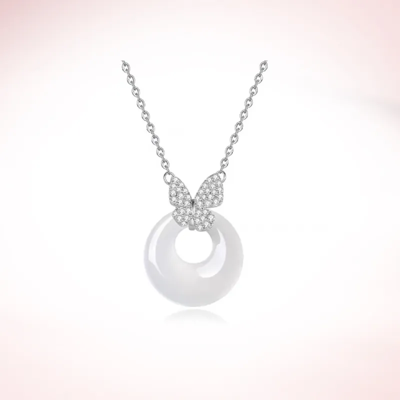 WINGSTOP Chalcedony Jade Necklaces Women's-2