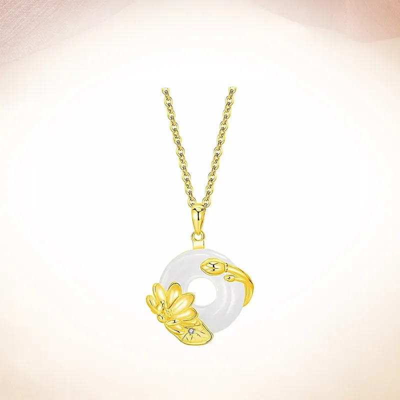 WINGSTOP Chalcedony Jade Necklaces Women's-3